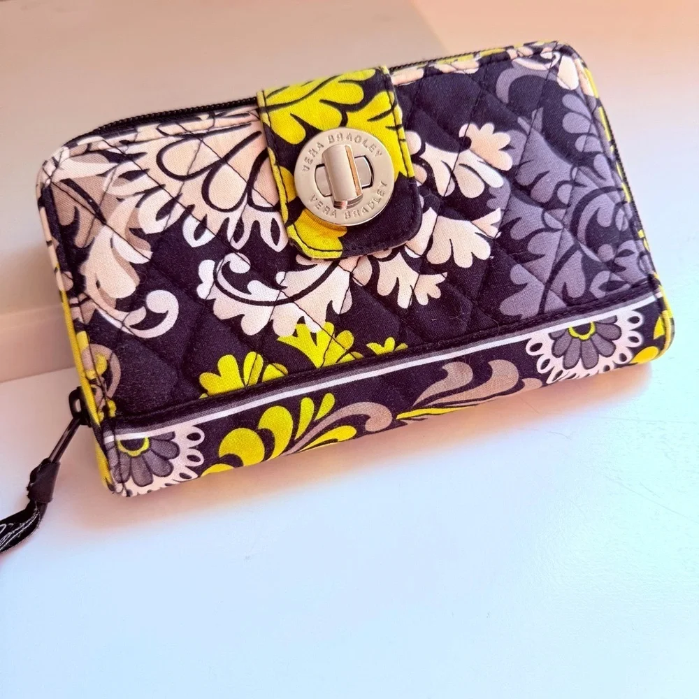 Vera Bradley Turnlock Baroque Wallet - Picture 2 of 7